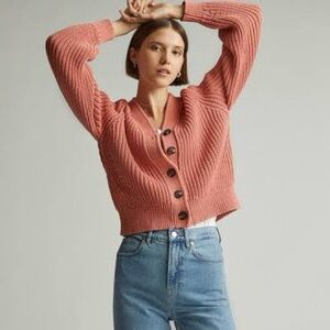 Everlane Texture Cotton Cardigan
